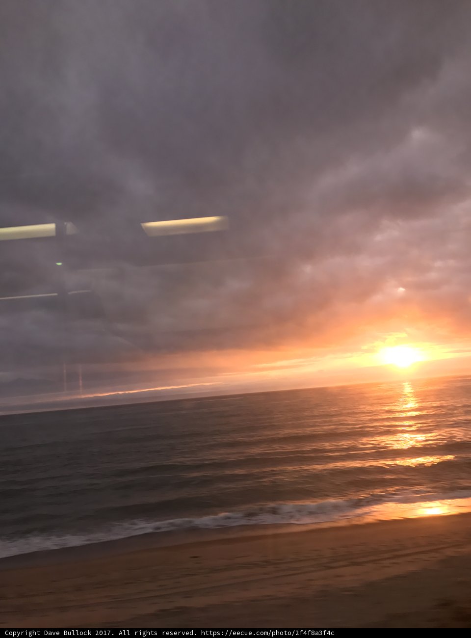 Flare-filled Sunset over the San Clemente Ocean