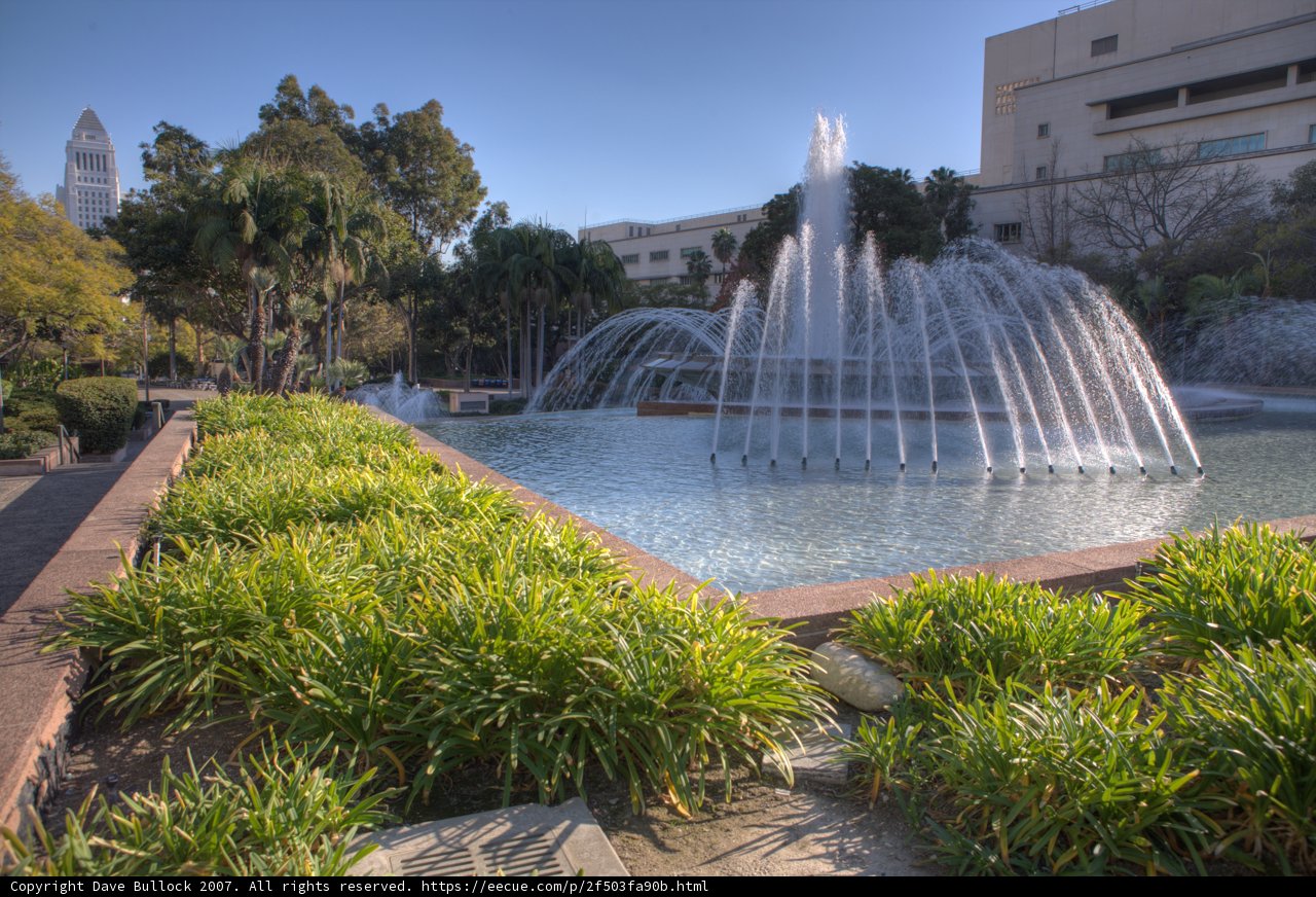 Serene Fountain in the Heart of the City