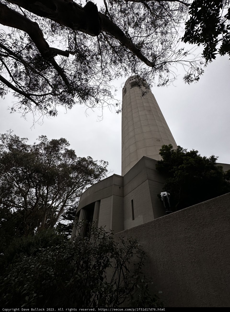 Golden Gate Monument at Coit Tower