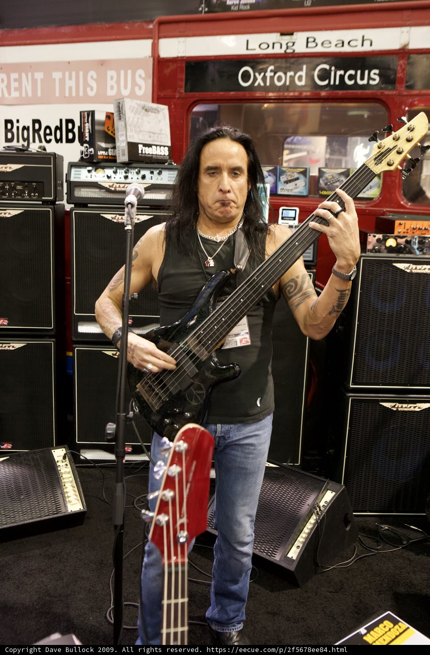 Marco Mendoza Shreds by the Red Bus
