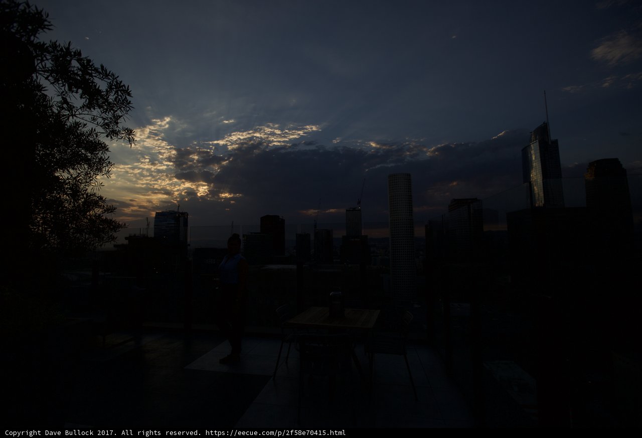 City Sunset Silhouette
