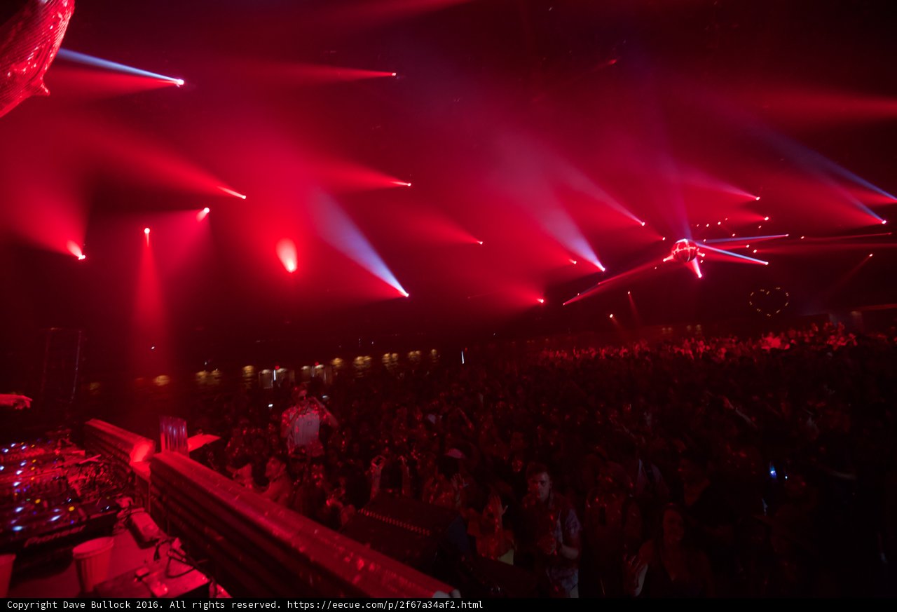 DJ energizes the crowd at Coachella 2016