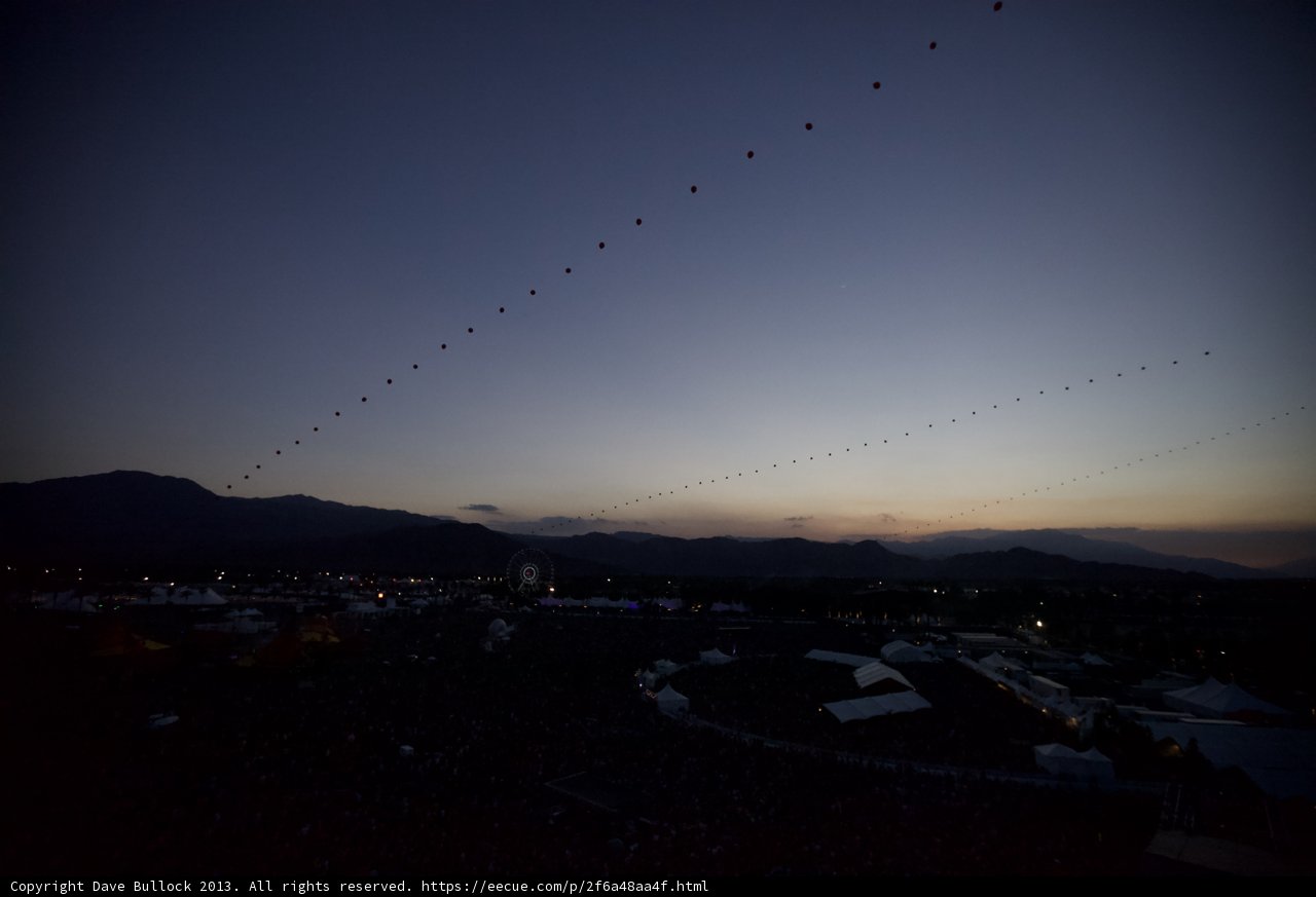 Balloons in the Sunset Sky