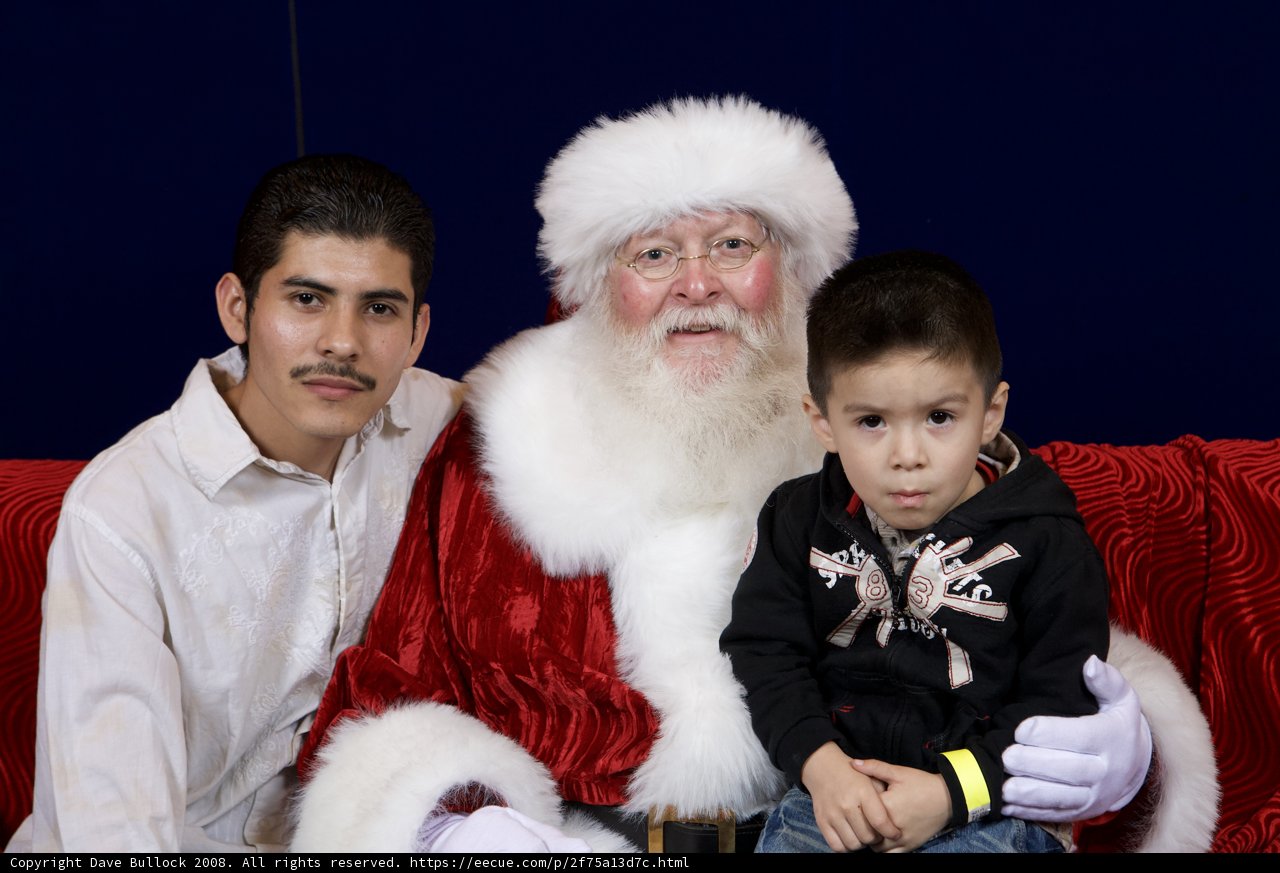 Christmas Cheer with Santa and a Little Helper