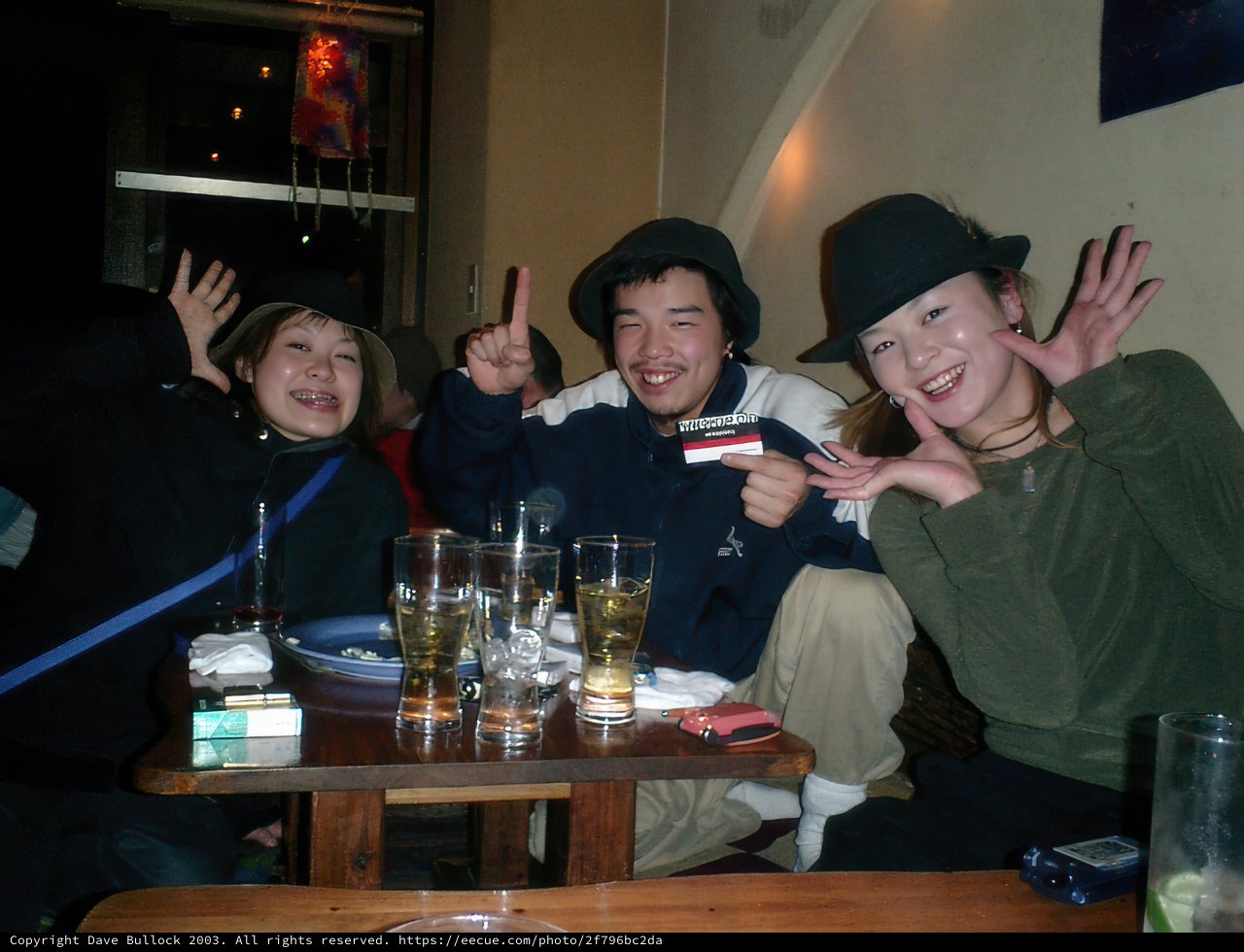 Man in Fedora at Tokyo Pub