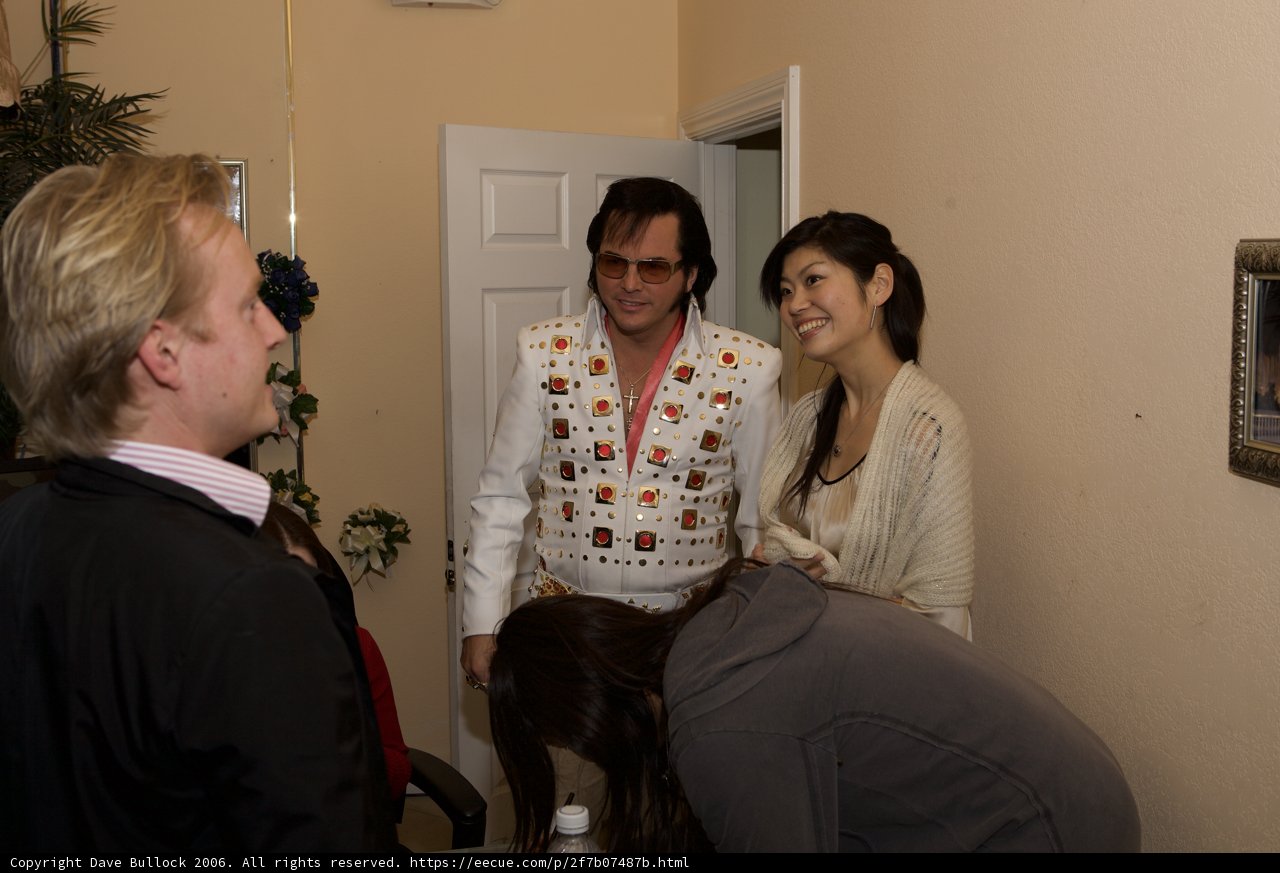 Elvis Presley Prepping for the Wedding