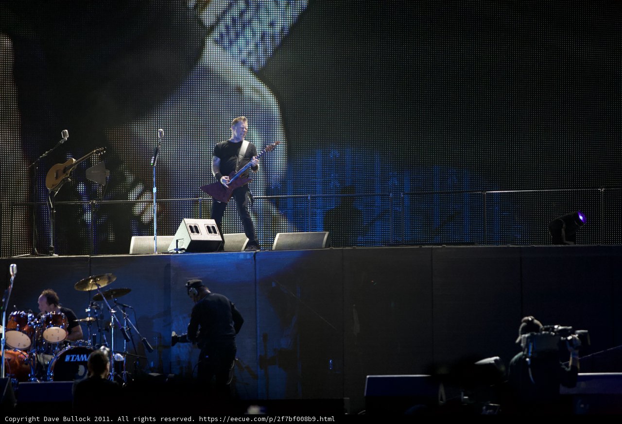 James Hetfield Rocks the Big Four Festival