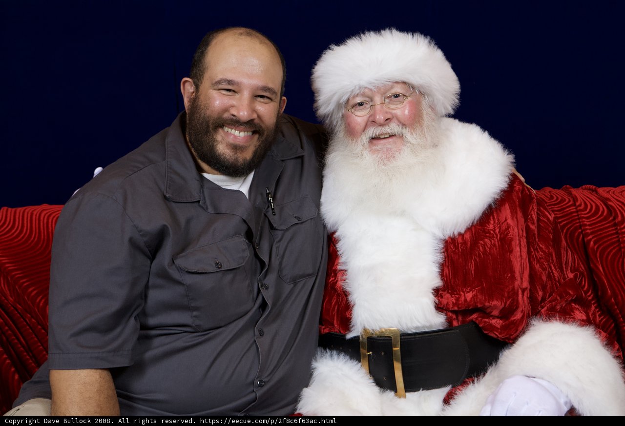 Meeting Santa at the APC Xmas Party