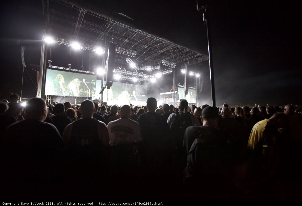 Big Four Festival Rocks Under Night Sky