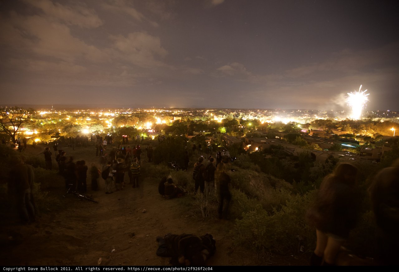Fireworks over the City