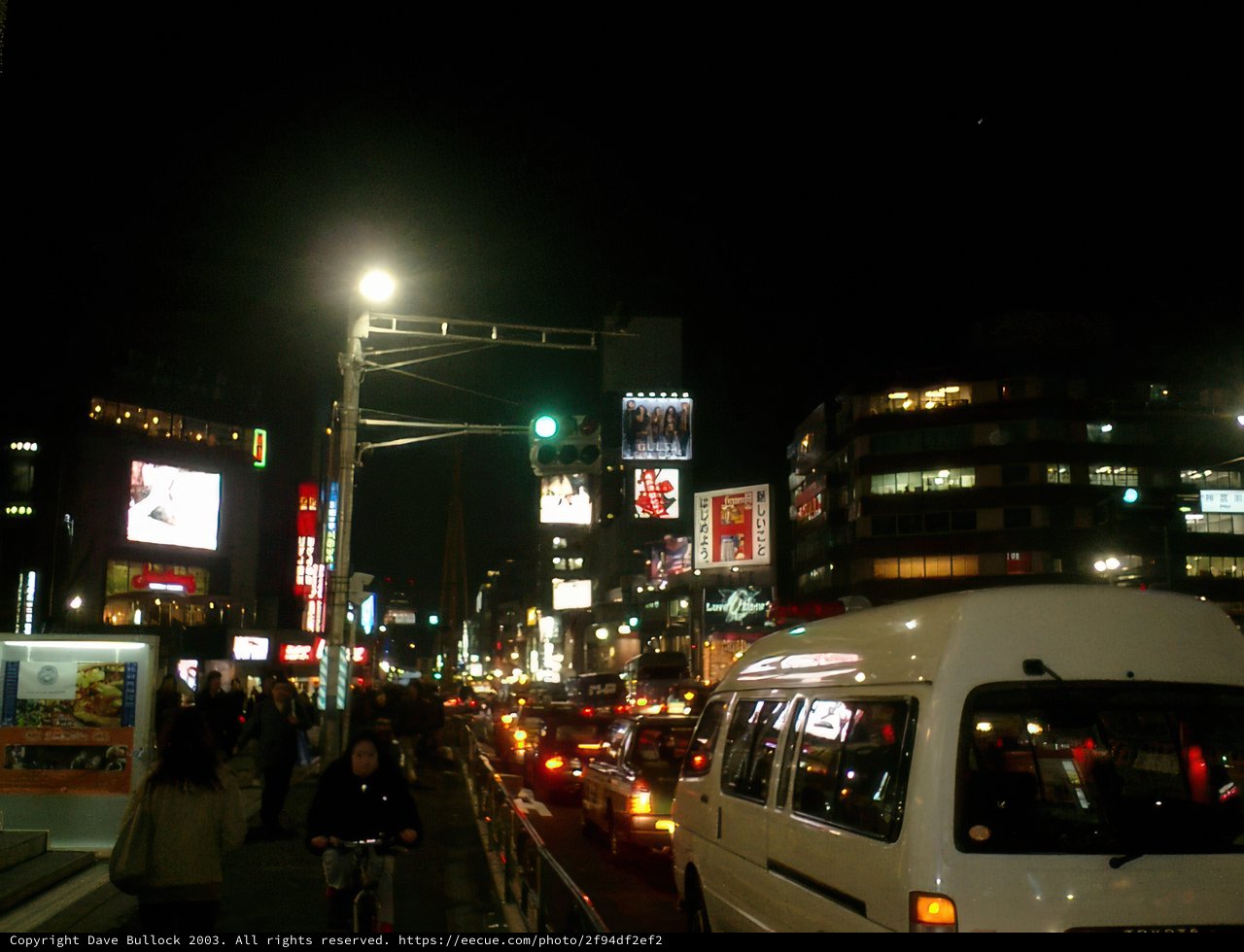 Nighttime Hustle and Bustle in Tokyo