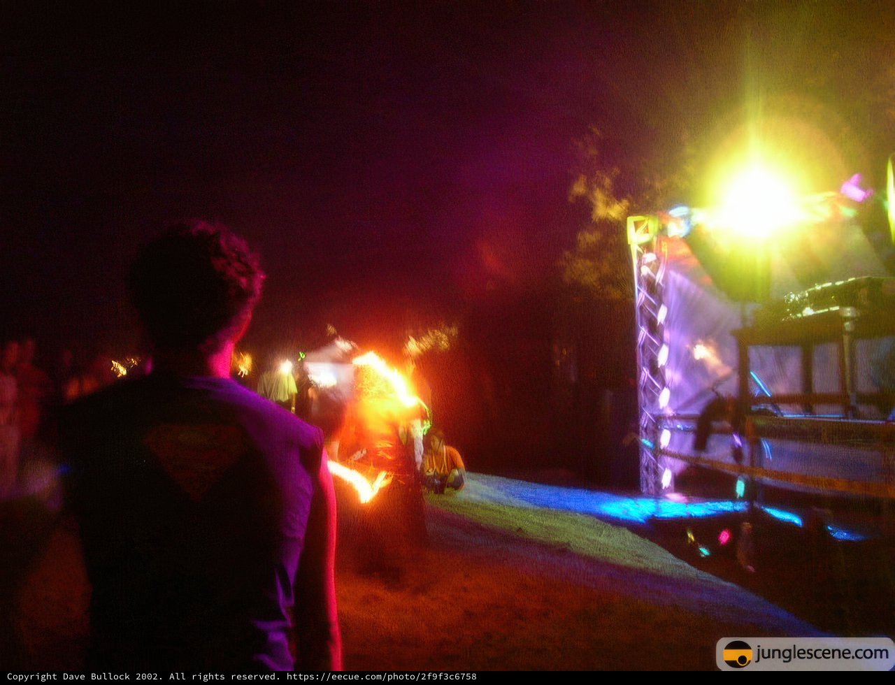 Nighttime Concert Flare