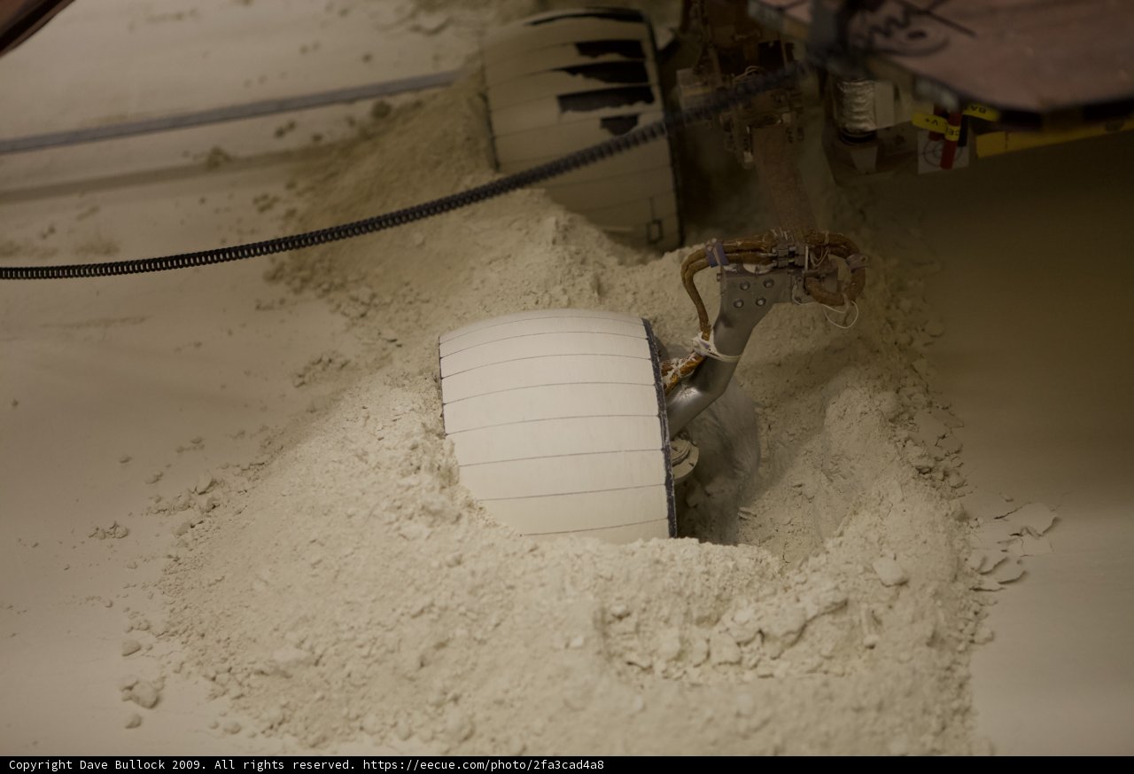 Abandoned Wheel in Martian Sand