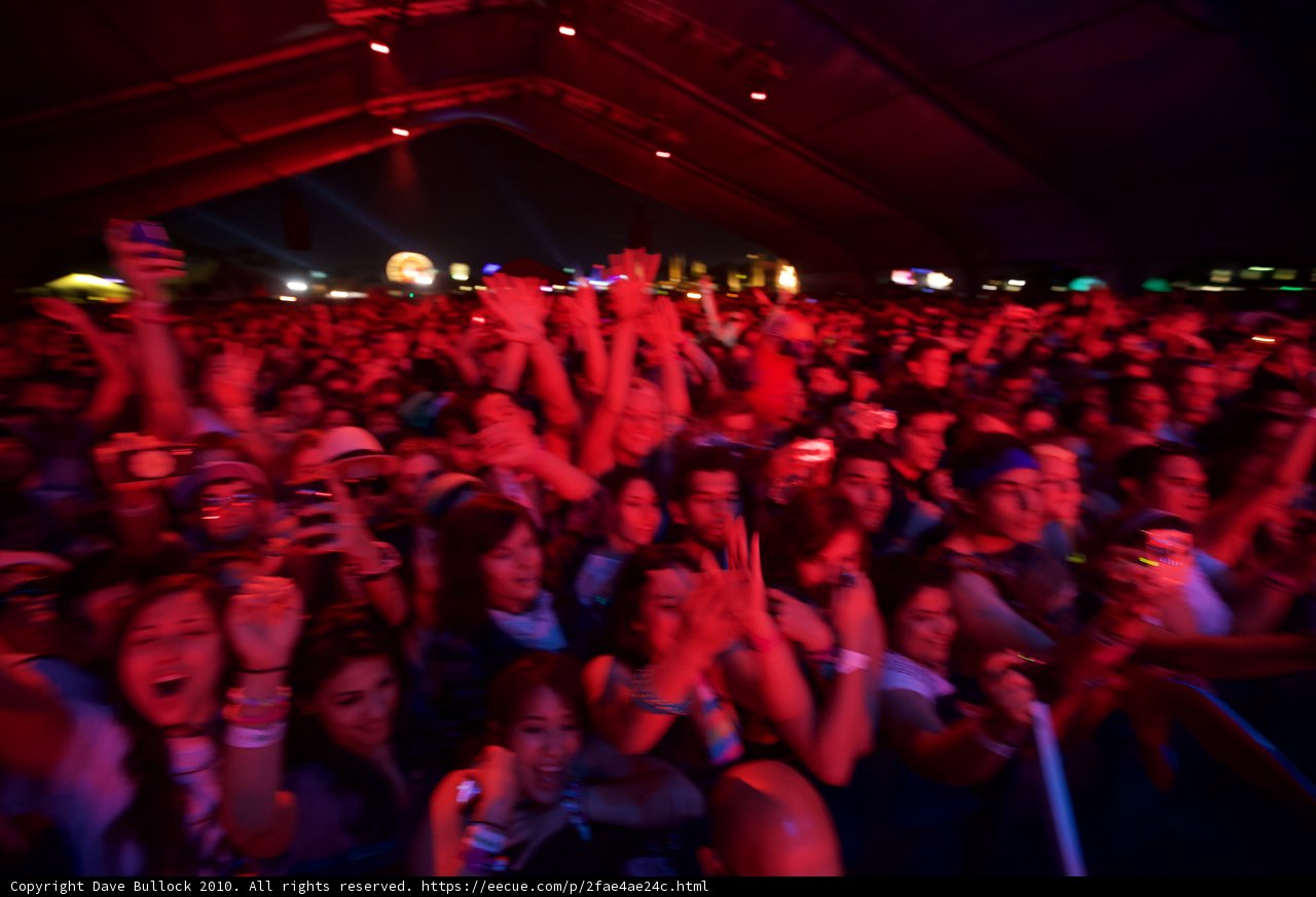 High Energy Nightlife at 2010 Cochella Friday Night Concert