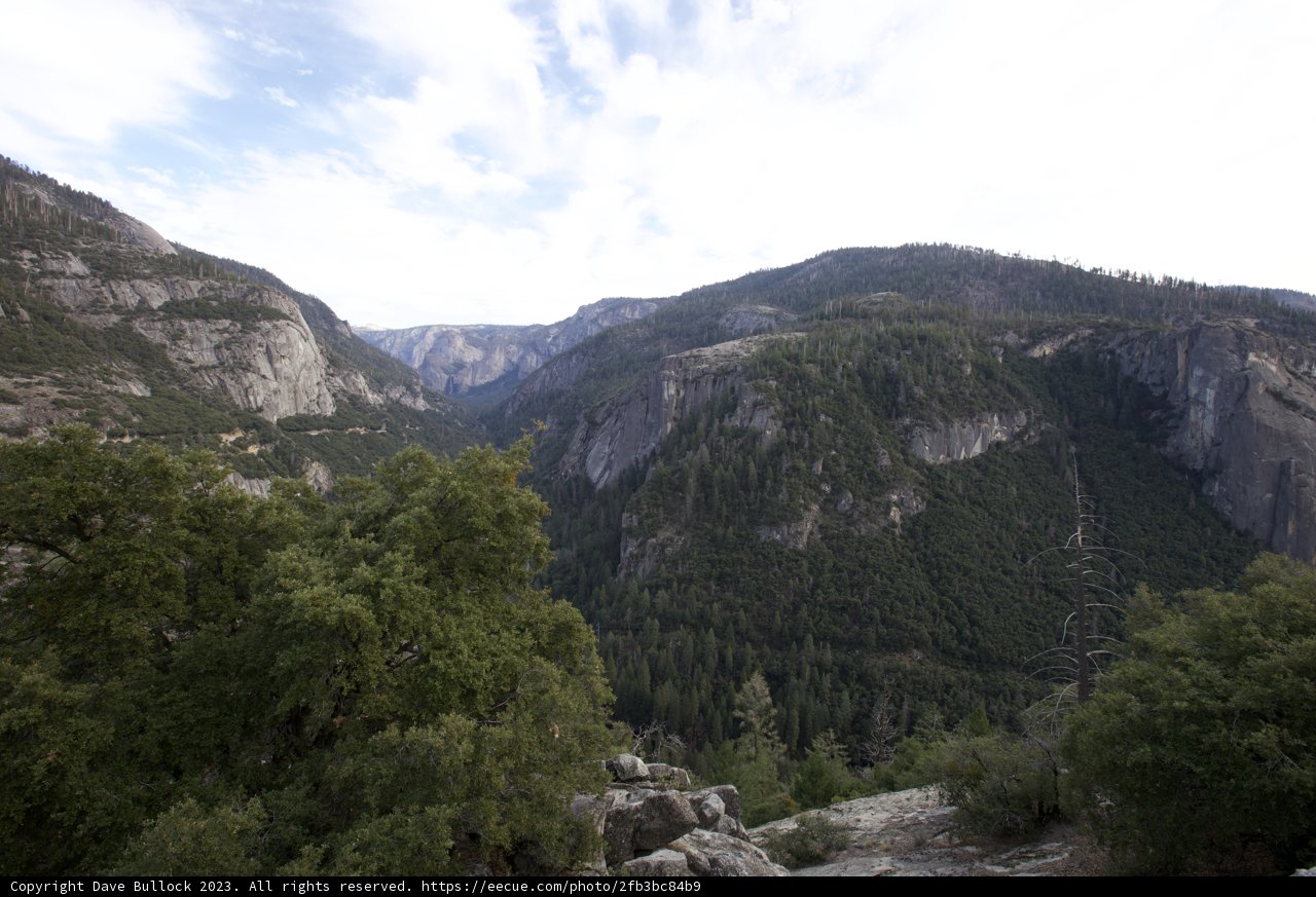 A Majestic View of Yosemite Mountains - December 2023