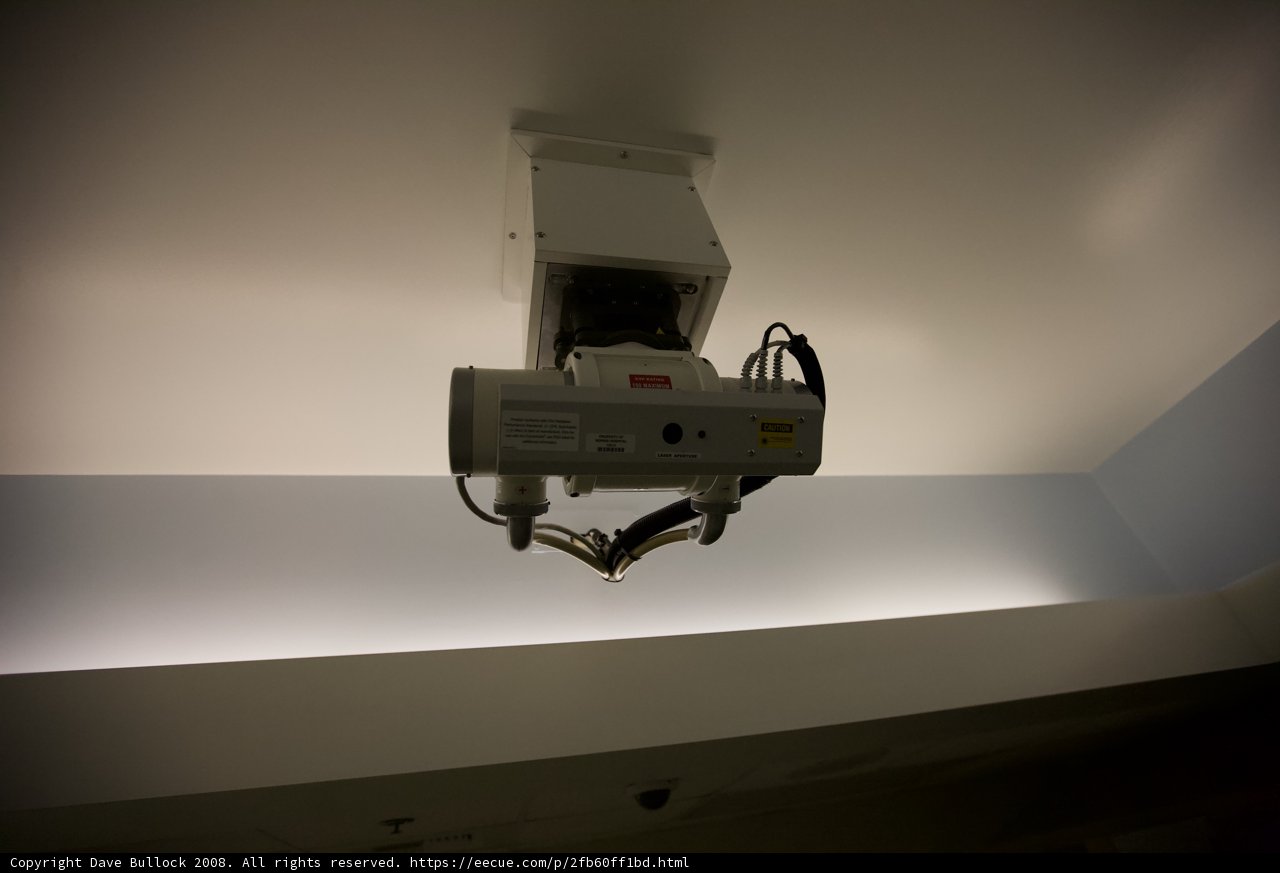 Ceiling Mounted Projector in USC Medical Center