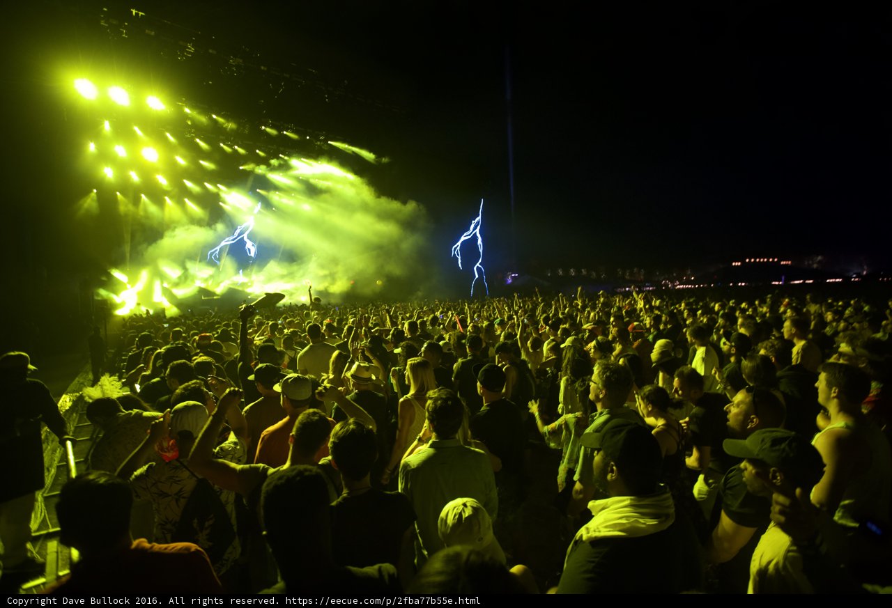 Lights and Sound at the Rock Concert