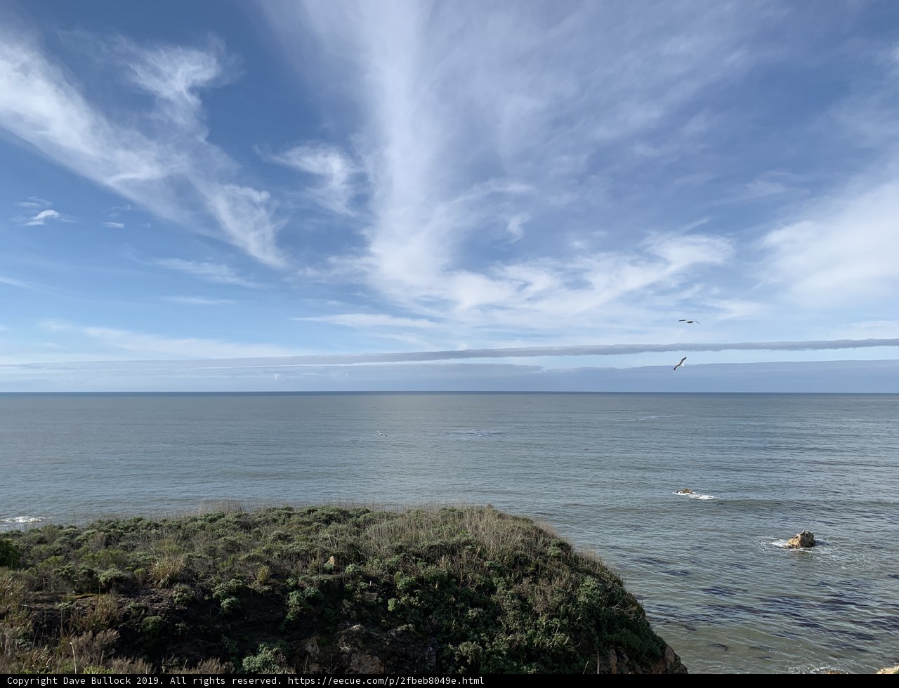 Cliffside View of the Majestic Pacific Ocean