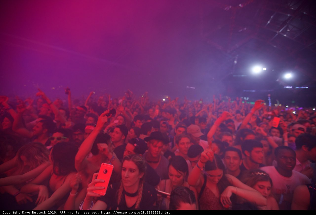 Urban Nightlife: 21-Person Crowd at Coachella Concert