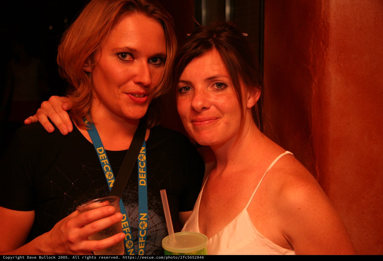 Two Friends Celebrating at DEF CON 2005