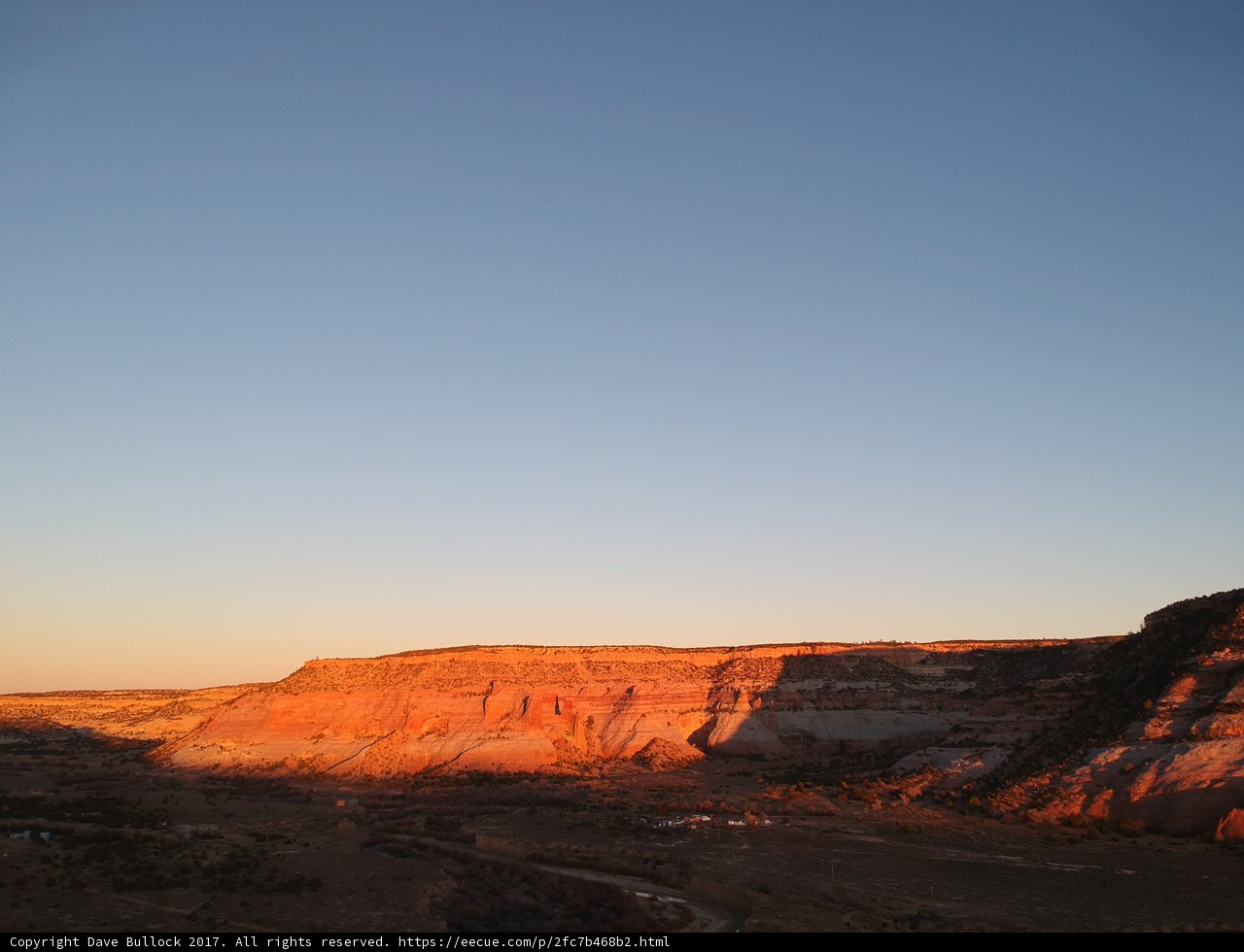 Red Cliff Sunset at Navajo Canyon