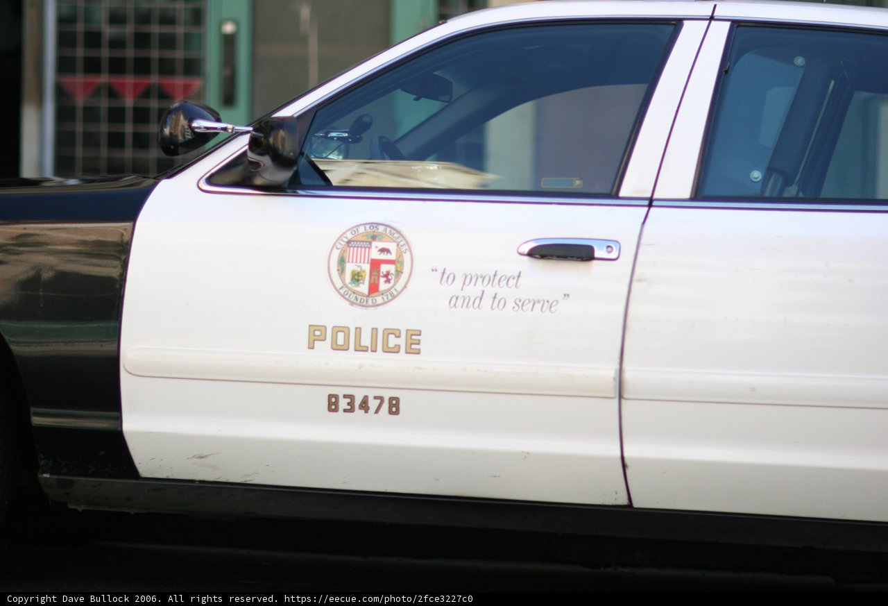 Parked Police Car in Little Tokyo