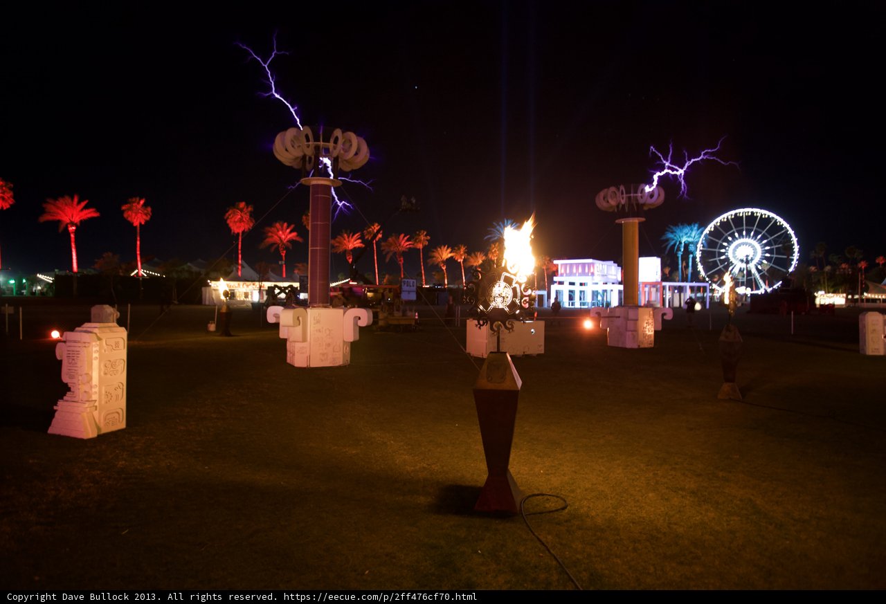 Igniting the night sky