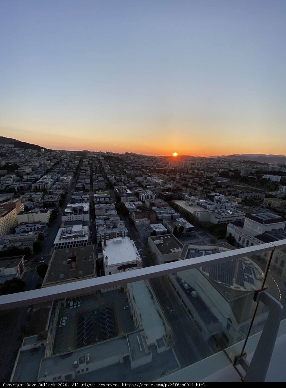Sunset over the Urban Metropolis