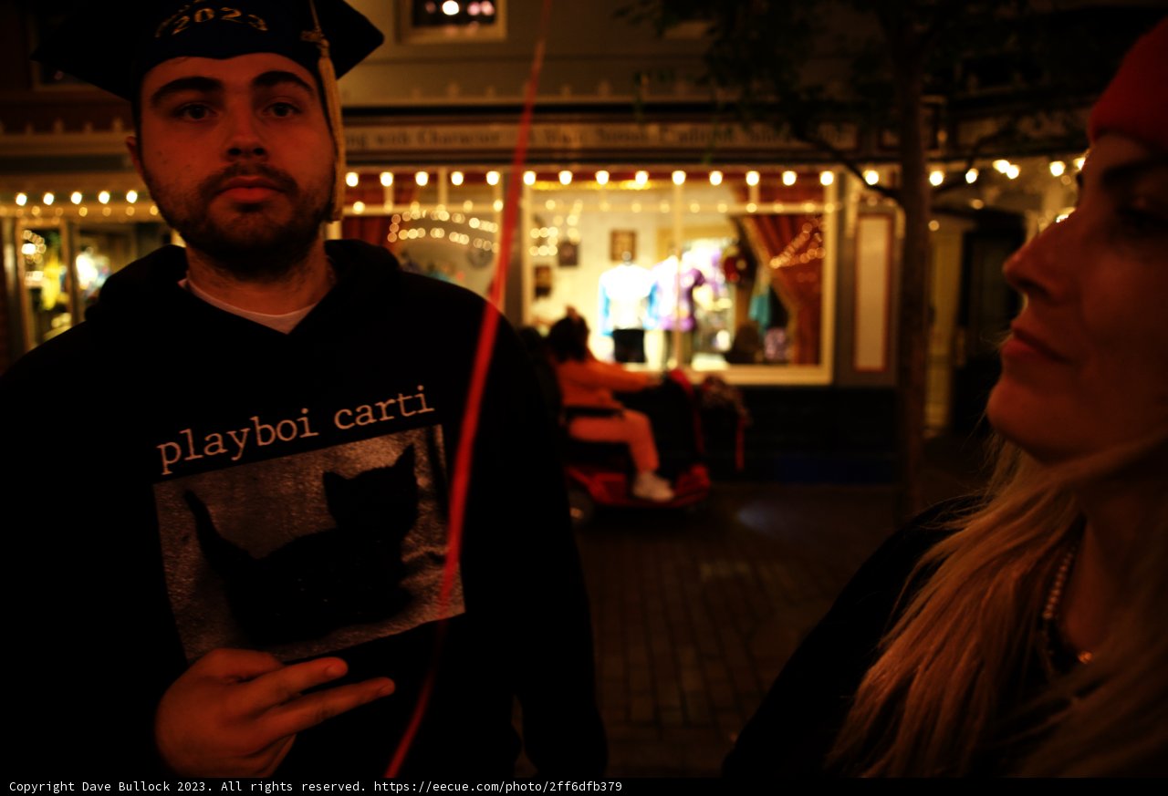 A Casual Night Out with Friends at Disneyland