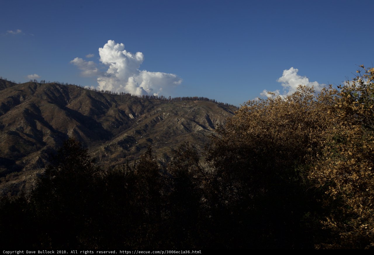 Majestic View of Angeles Crest Mountains