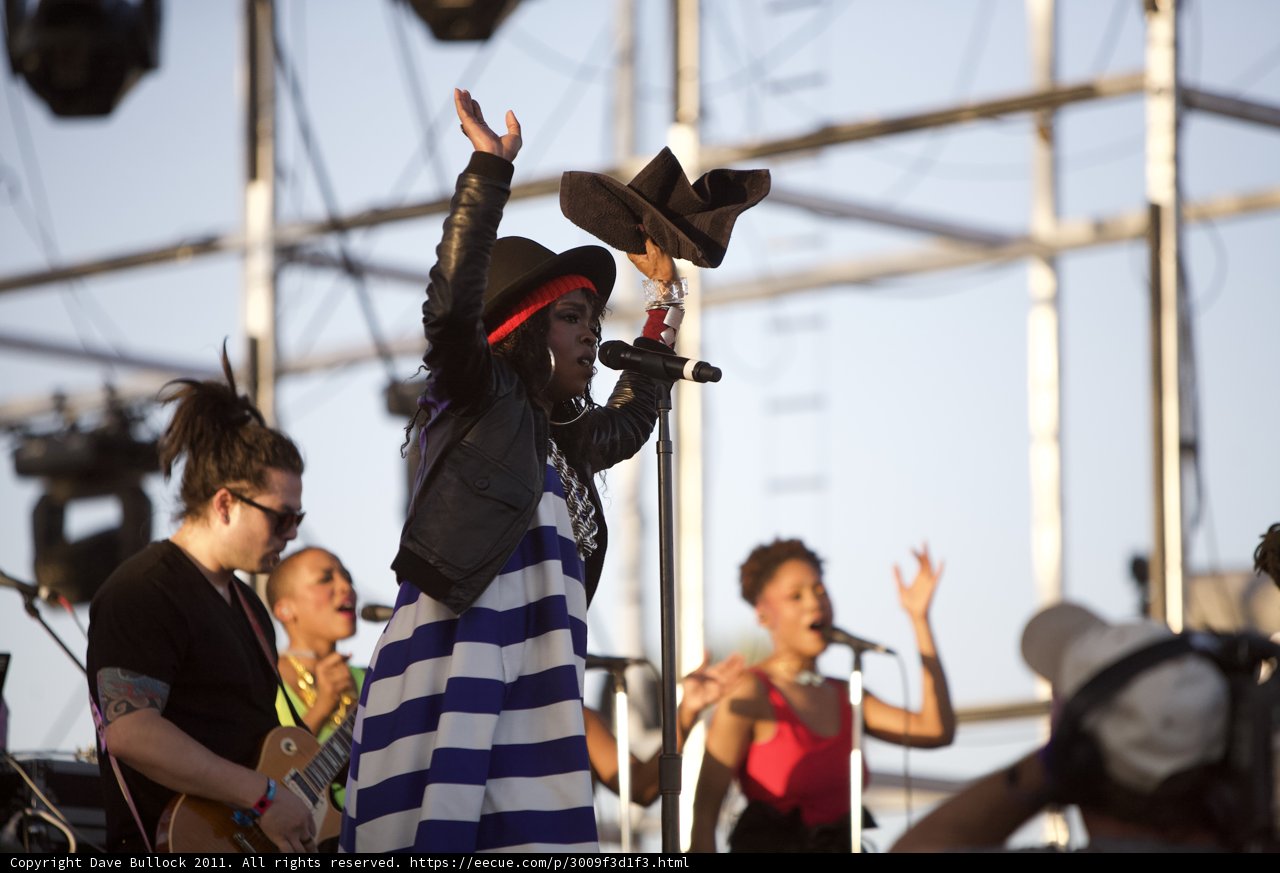 Striped Beauty on Stage