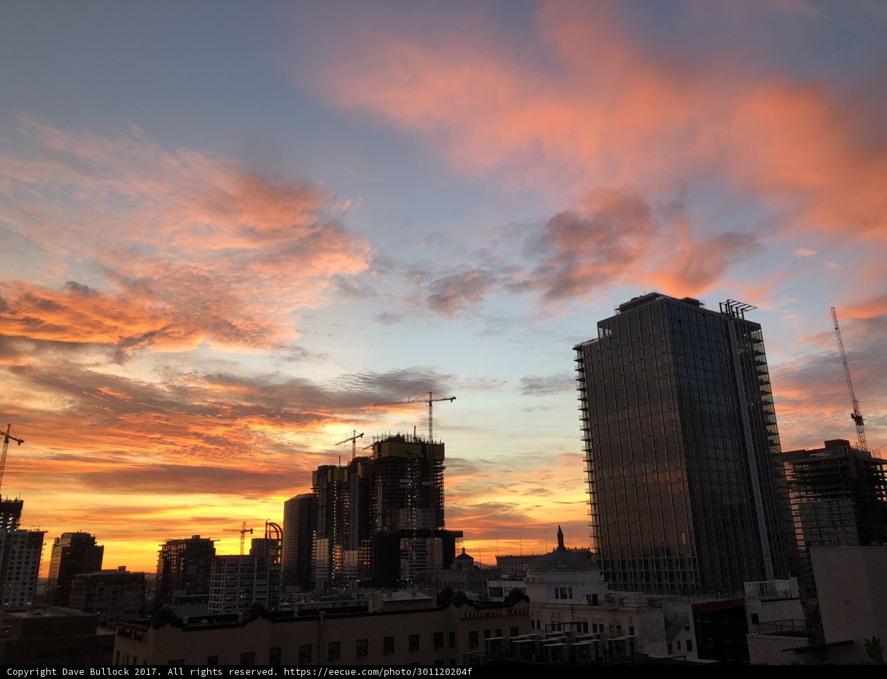 A Majestic Sunset Over the Metropolitan City