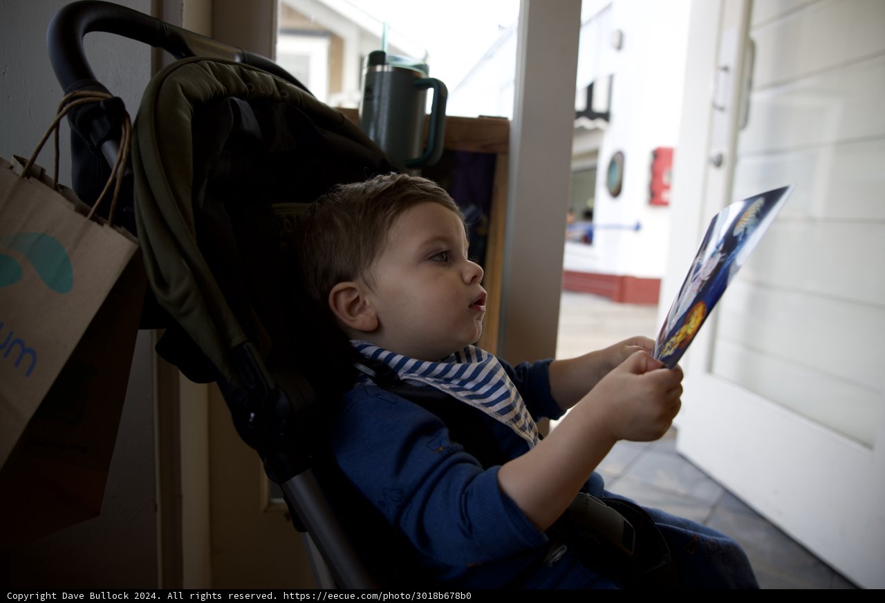 Young Scholar on Wheels