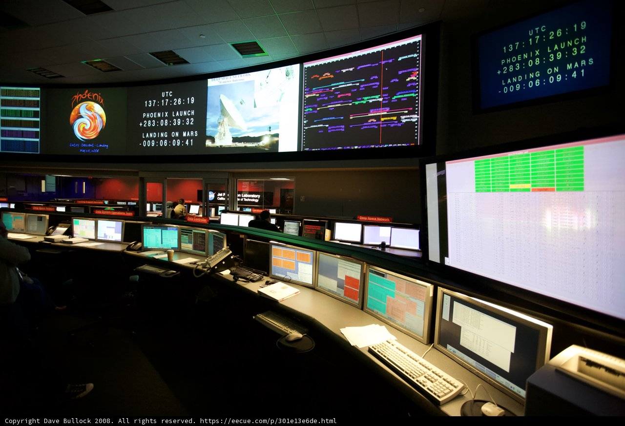 JPL Mission Control: A Visual Symphony of Technology