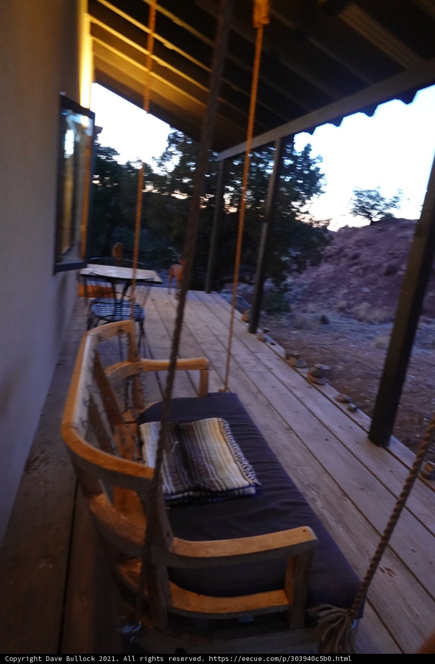 Relaxing on the Porch Swing