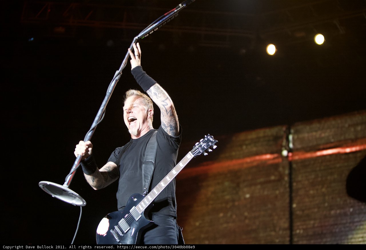 James Hetfield Rocks the Big Four Festival