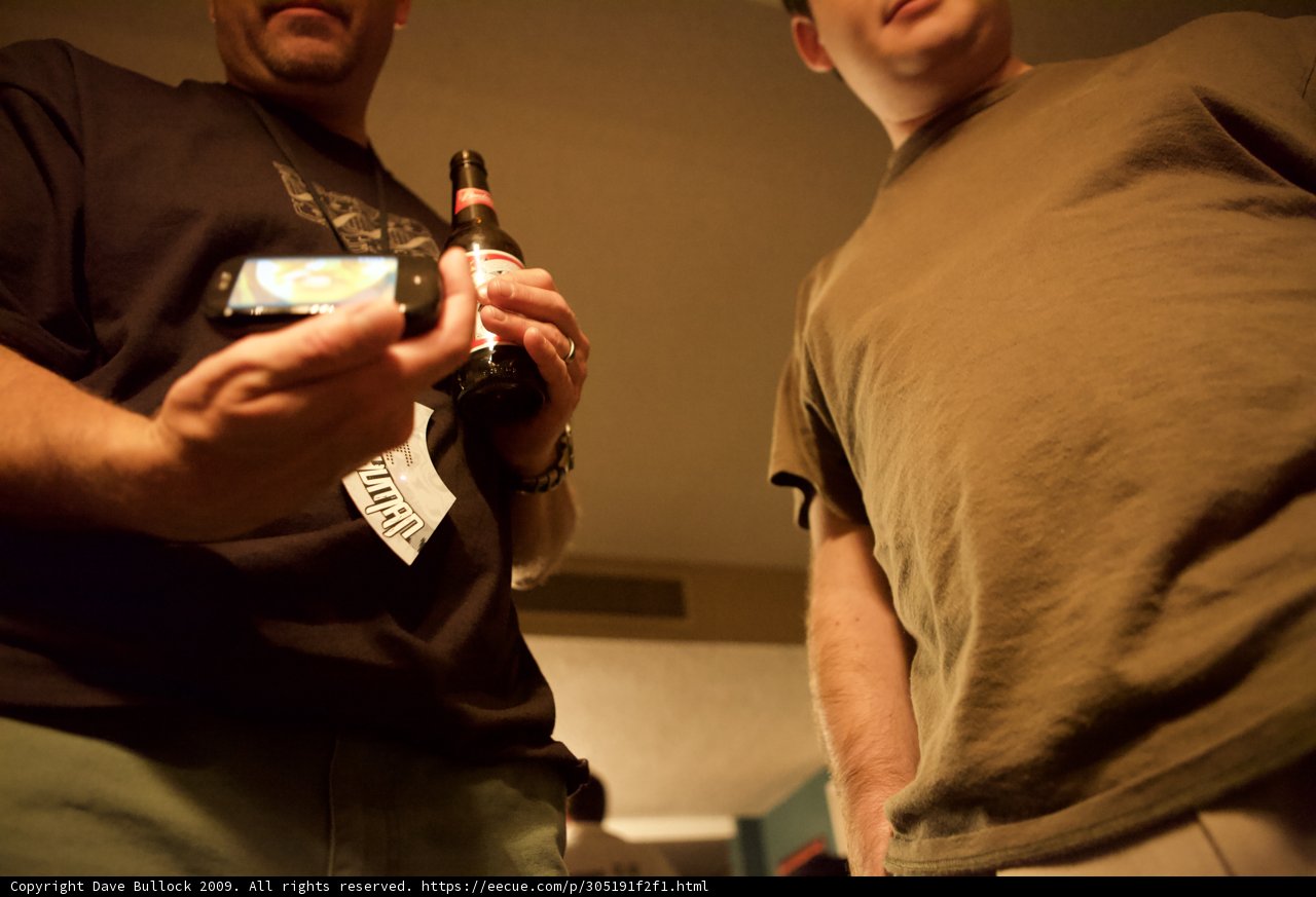 Two Men Enjoying Some Beers