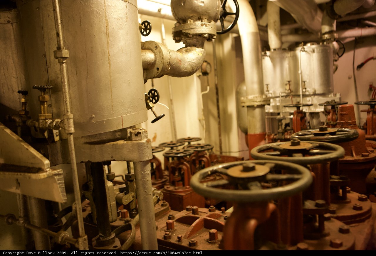 The Inner Workings of a Factory Ship's Engine