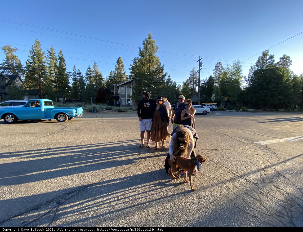 Street Gathering at Lake Tahoe