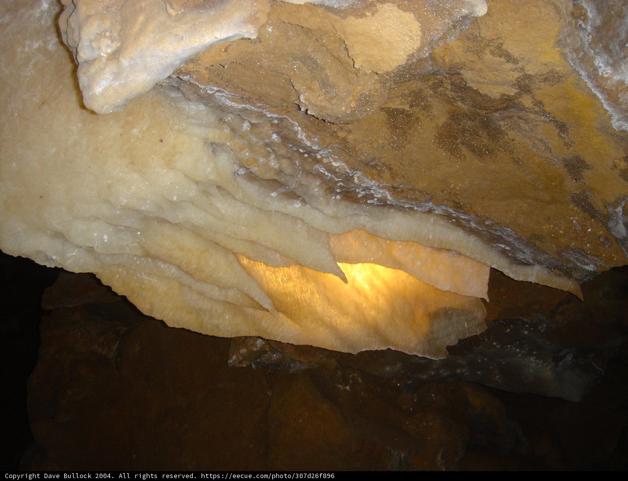 Illuminated Cave Beauty