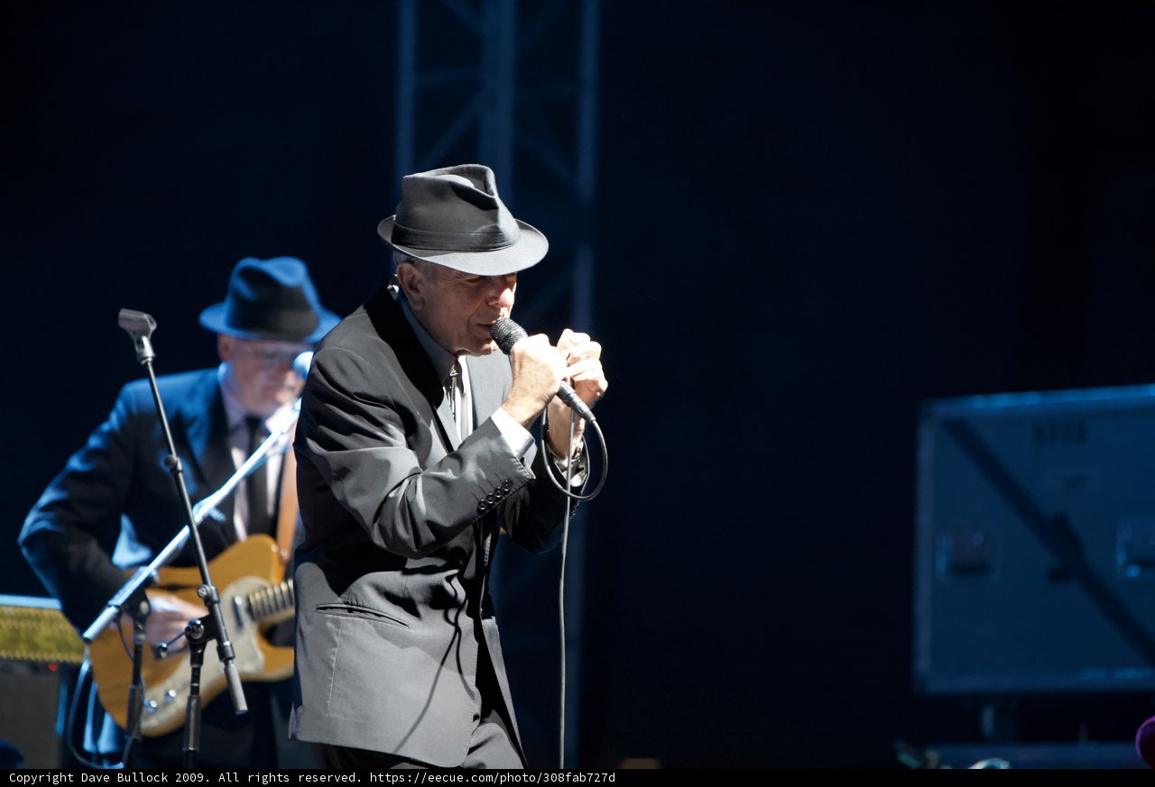 Leonard Cohen Performing Live at Coachella 2009