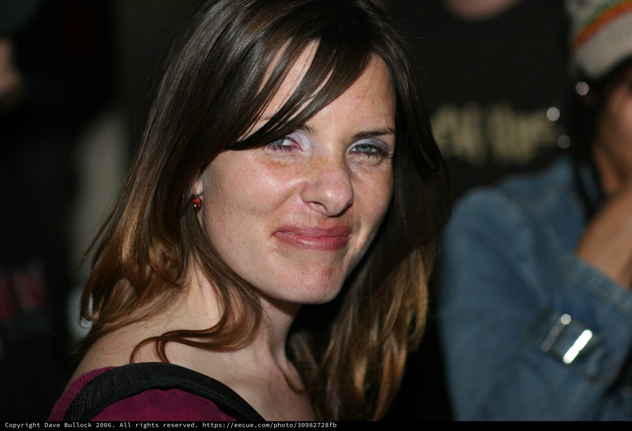 Candid Portrait of Woman at Valentine's Day Event