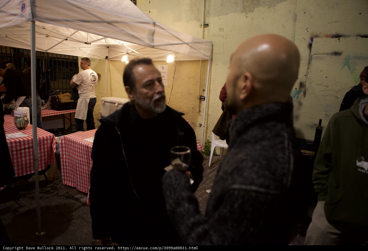 Conversation at Plata Wine Party