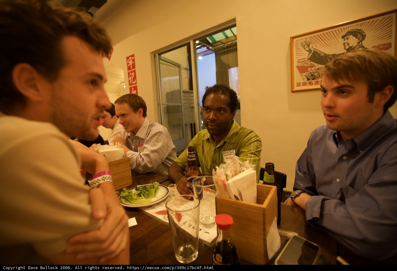 SRPC Geek Dinner with Lucien Jean-Baptiste