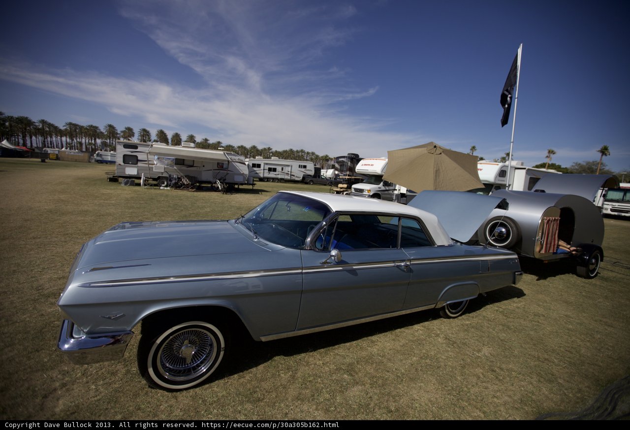 Classic Car and Trailer