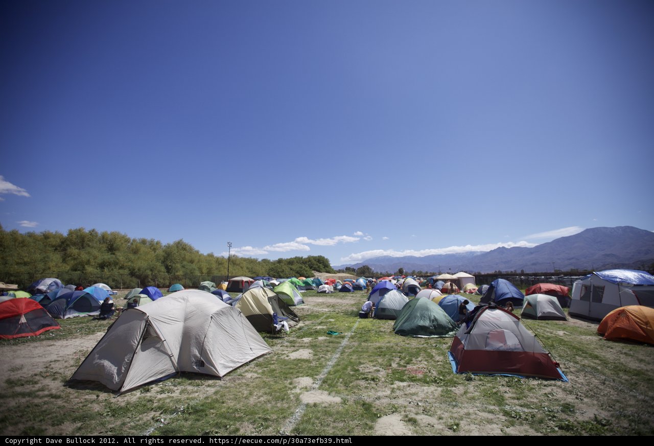 Camping in the Shadow of the Mountains