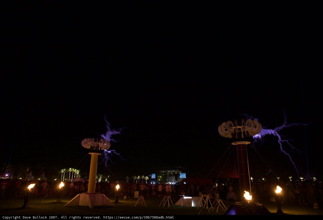 The Mesmerizing Light Coil at Coachella