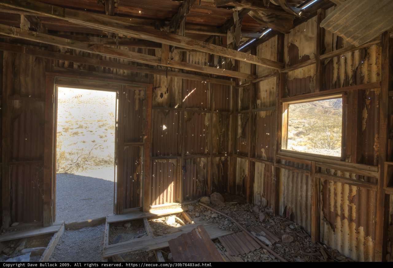 Through the Window of an Abandoned Building
