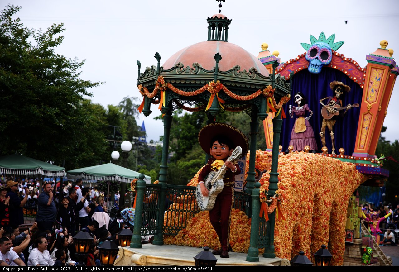 Skeleton Parade at Disneyland 2023