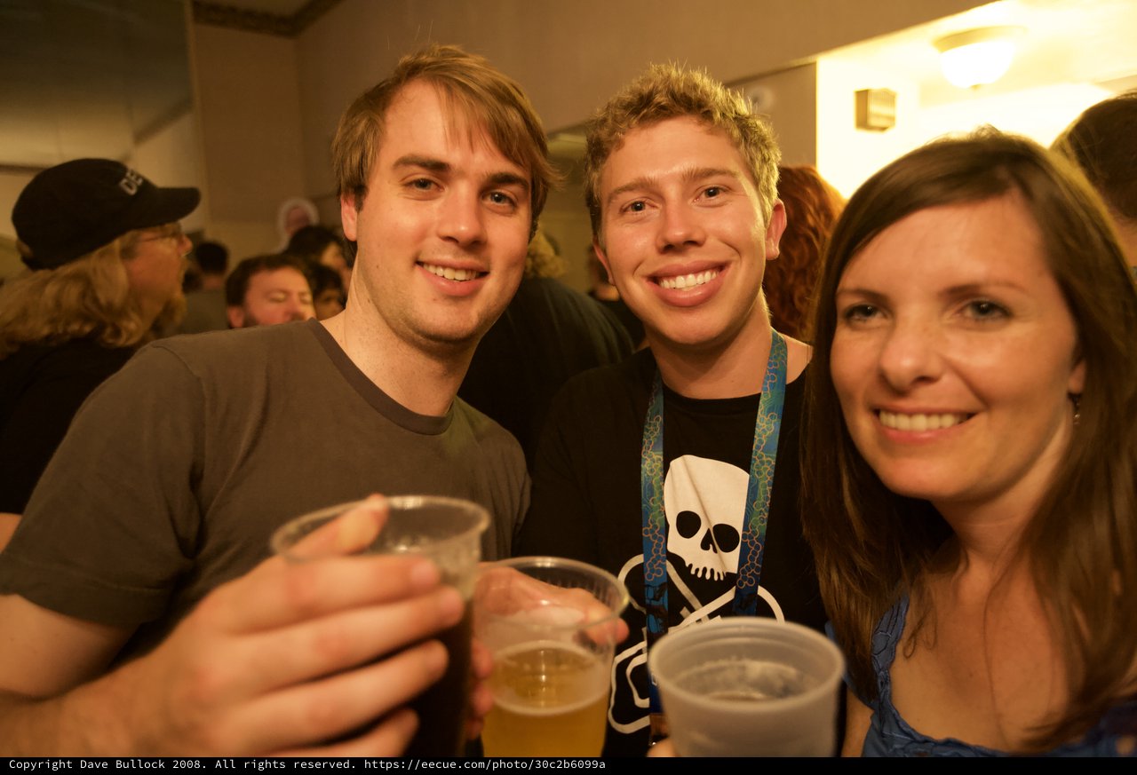 Friends Toasting at DEF CON 2008 Conference Party